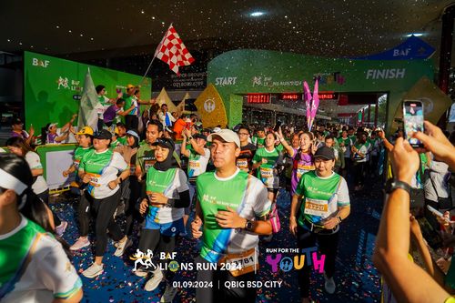 Race photo from BAF LIONS RUN 2024