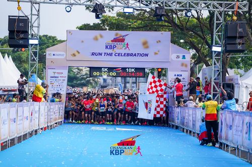 Race photo from CISANGKAN KBP CITY RUN 2025