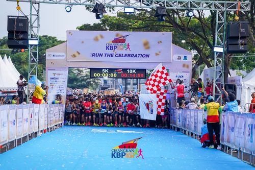 Race photo from CISANGKAN KBP CITY RUN 2025