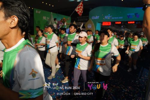 Race photo from BAF LIONS RUN 2024