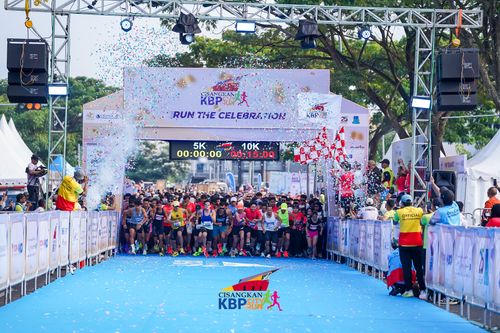 Race photo from CISANGKAN KBP CITY RUN 2025
