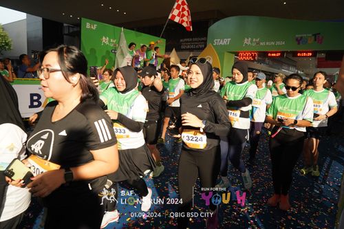 Race photo from BAF LIONS RUN 2024