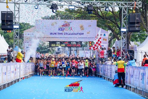 Race photo from CISANGKAN KBP CITY RUN 2025