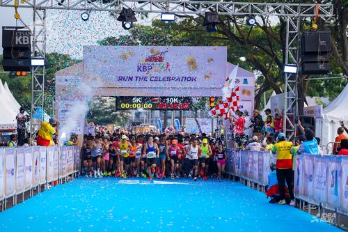 Race photo from CISANGKAN KBP CITY RUN 2025