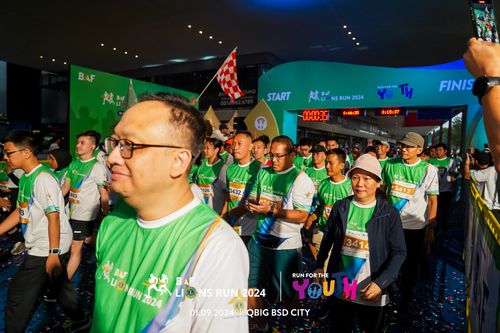 Race photo from BAF LIONS RUN 2024