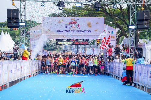 Race photo from CISANGKAN KBP CITY RUN 2025