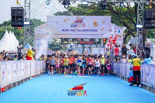 Race photo from CISANGKAN KBP CITY RUN 2025
