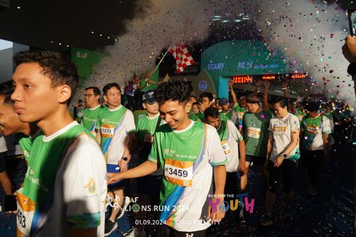 Race photo from BAF LIONS RUN 2024