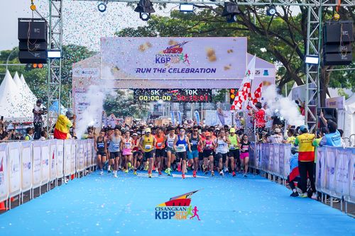 Race photo from CISANGKAN KBP CITY RUN 2025