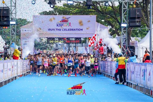 Race photo from CISANGKAN KBP CITY RUN 2025