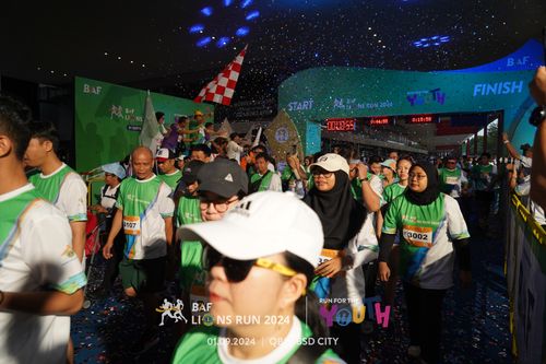 Race photo from BAF LIONS RUN 2024
