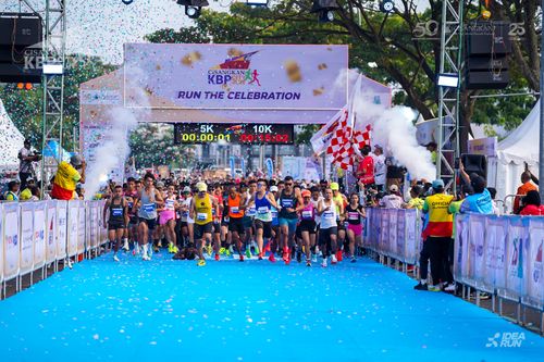 Race photo from CISANGKAN KBP CITY RUN 2025