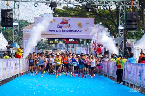 Race photo from CISANGKAN KBP CITY RUN 2025