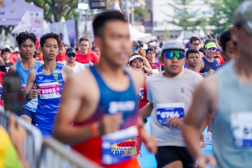 Race photo from CISANGKAN KBP CITY RUN 2025