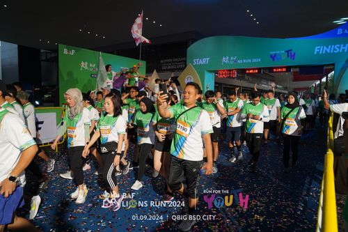Race photo from BAF LIONS RUN 2024