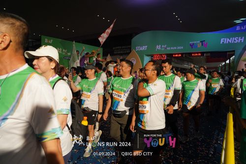 Race photo from BAF LIONS RUN 2024