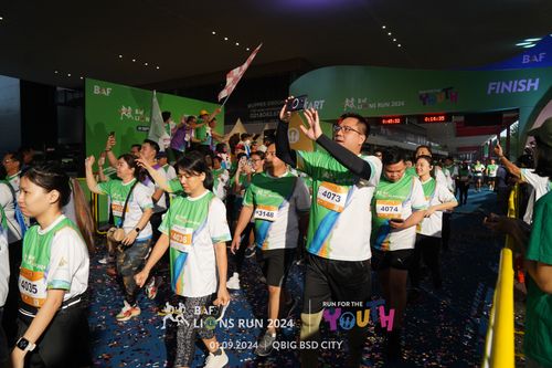 Race photo from BAF LIONS RUN 2024