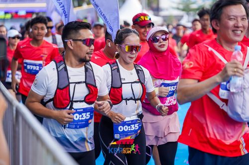 Race photo from CISANGKAN KBP CITY RUN 2025