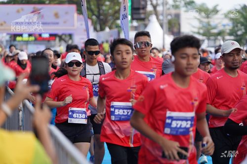 Race photo from CISANGKAN KBP CITY RUN 2025