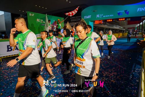 Race photo from BAF LIONS RUN 2024