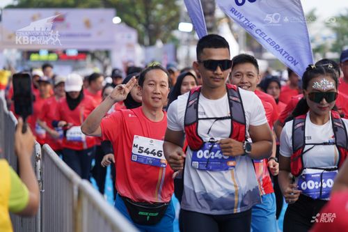 Race photo from CISANGKAN KBP CITY RUN 2025