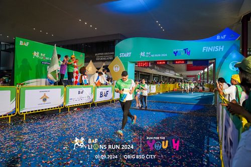 Race photo from BAF LIONS RUN 2024