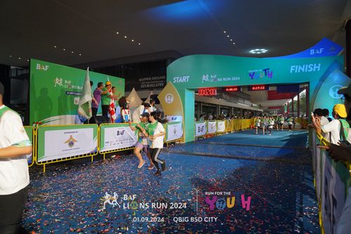 Race photo from BAF LIONS RUN 2024