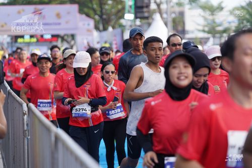 Race photo from CISANGKAN KBP CITY RUN 2025