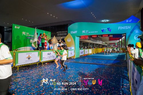 Race photo from BAF LIONS RUN 2024