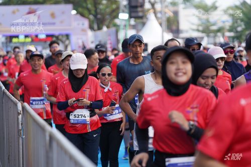 Race photo from CISANGKAN KBP CITY RUN 2025