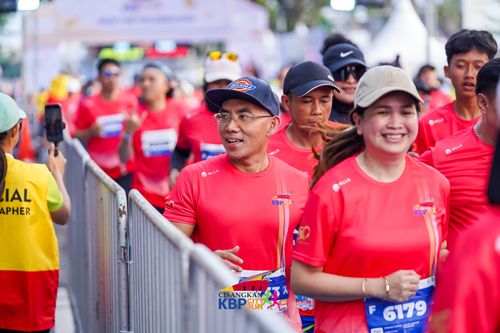 Race photo from CISANGKAN KBP CITY RUN 2025