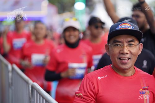 Race photo from CISANGKAN KBP CITY RUN 2025