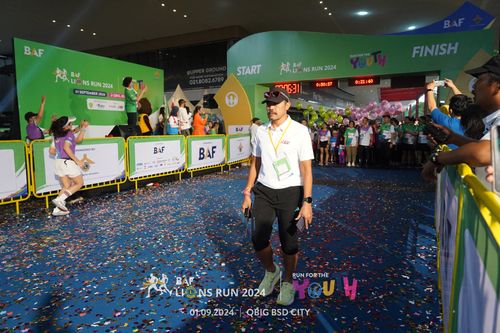 Race photo from BAF LIONS RUN 2024