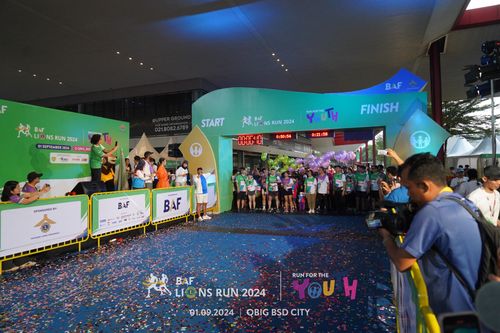 Race photo from BAF LIONS RUN 2024