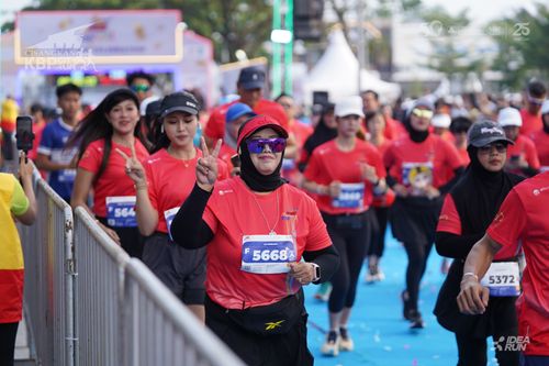Race photo from CISANGKAN KBP CITY RUN 2025