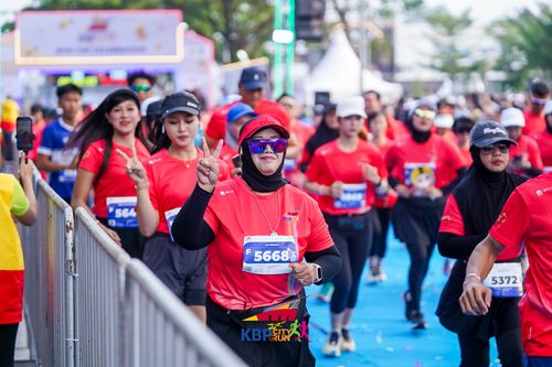 Race photo from CISANGKAN KBP CITY RUN 2025
