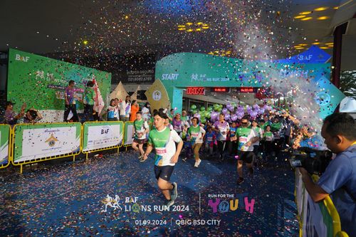 Race photo from BAF LIONS RUN 2024