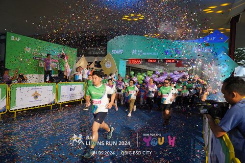 Race photo from BAF LIONS RUN 2024