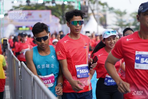 Race photo from CISANGKAN KBP CITY RUN 2025