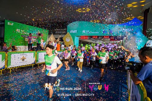 Race photo from BAF LIONS RUN 2024