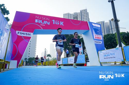Race photo from Nu Skin Run 10K