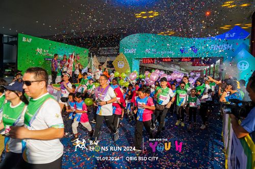 Race photo from BAF LIONS RUN 2024
