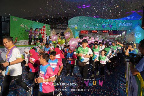 Race photo from BAF LIONS RUN 2024