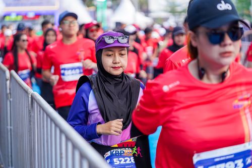 Race photo from CISANGKAN KBP CITY RUN 2025