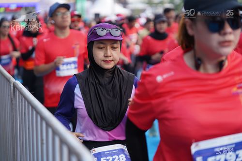 Race photo from CISANGKAN KBP CITY RUN 2025