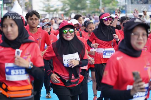 Race photo from CISANGKAN KBP CITY RUN 2025