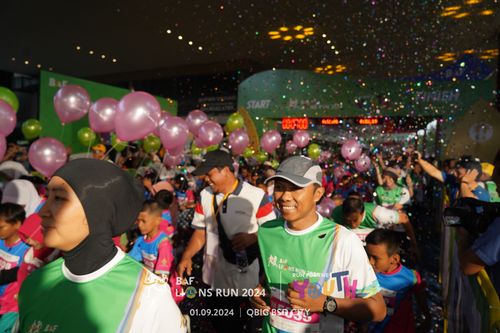 Race photo from BAF LIONS RUN 2024