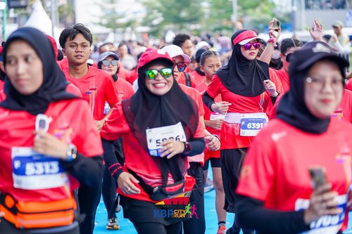 Race photo from CISANGKAN KBP CITY RUN 2025
