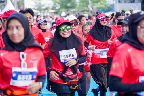 Race photo from CISANGKAN KBP CITY RUN 2025