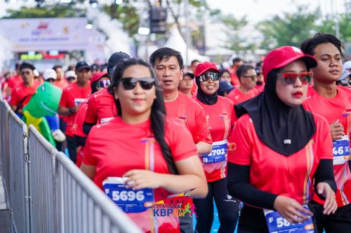 Race photo from CISANGKAN KBP CITY RUN 2025